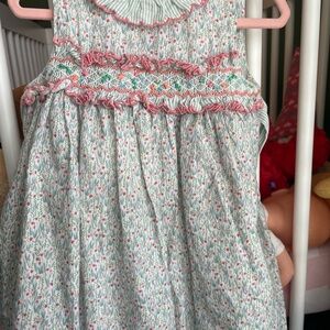 Luli & Me Tiny Tulips Baby Girl’s Dress